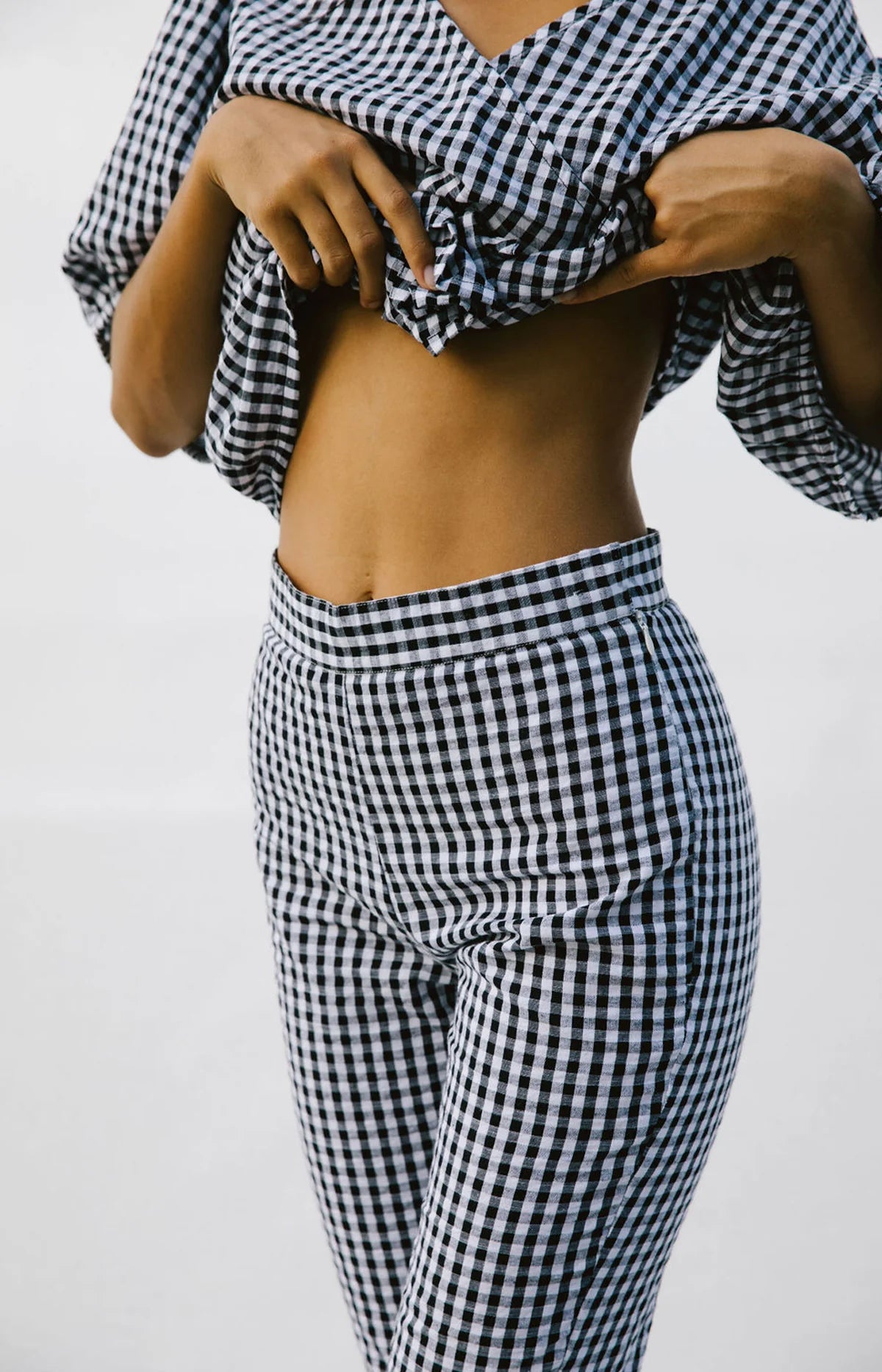 Bare Road Maya Long Pants Gingham