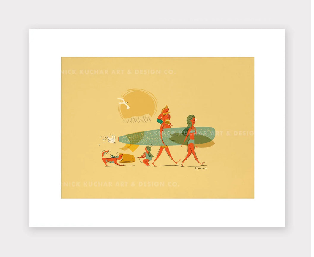 Nick Kuchar - 11×14 matted Print