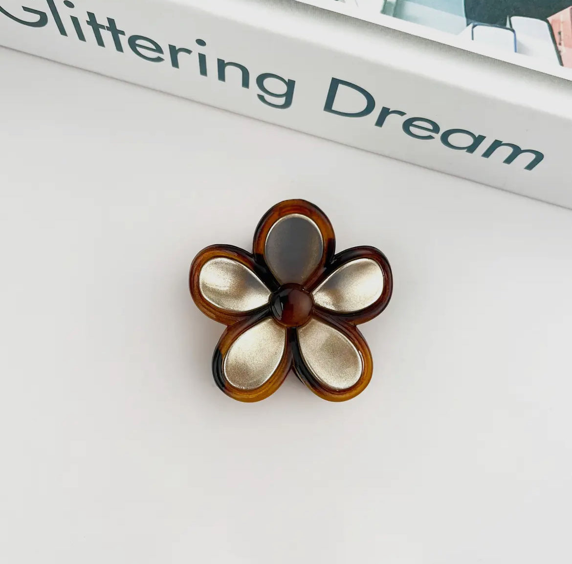 Hair clip - flower MINI
