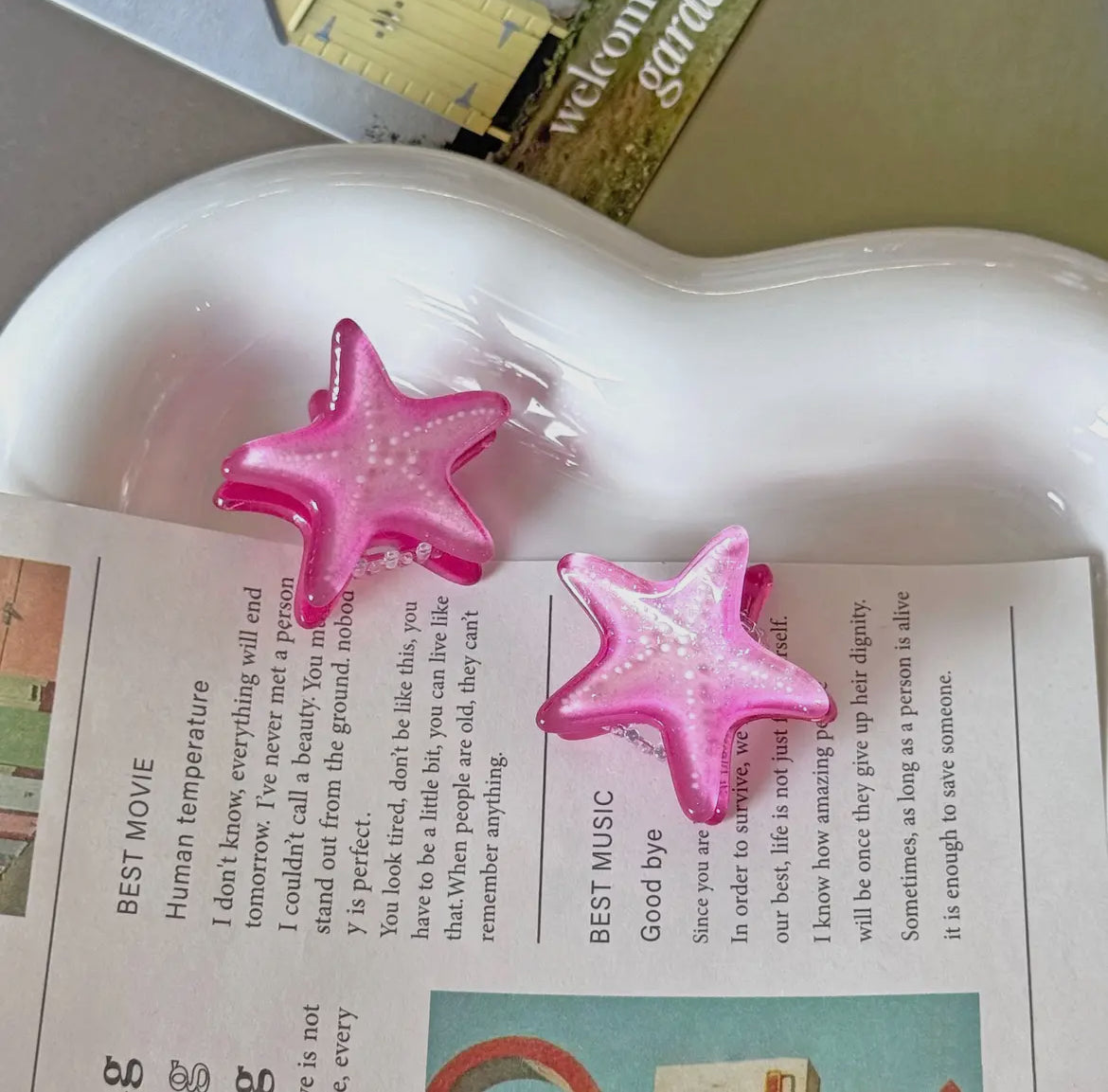 Hair clip - mini fruits