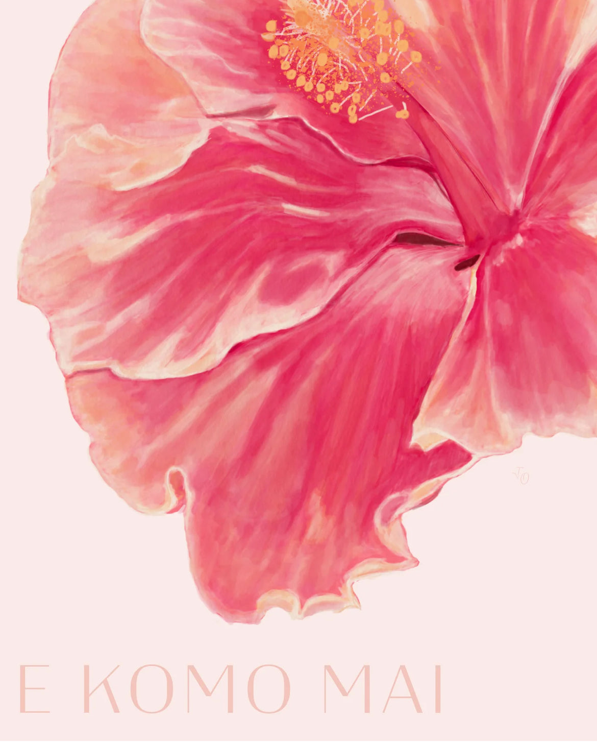 Aloha de Male 11"× 14" Art