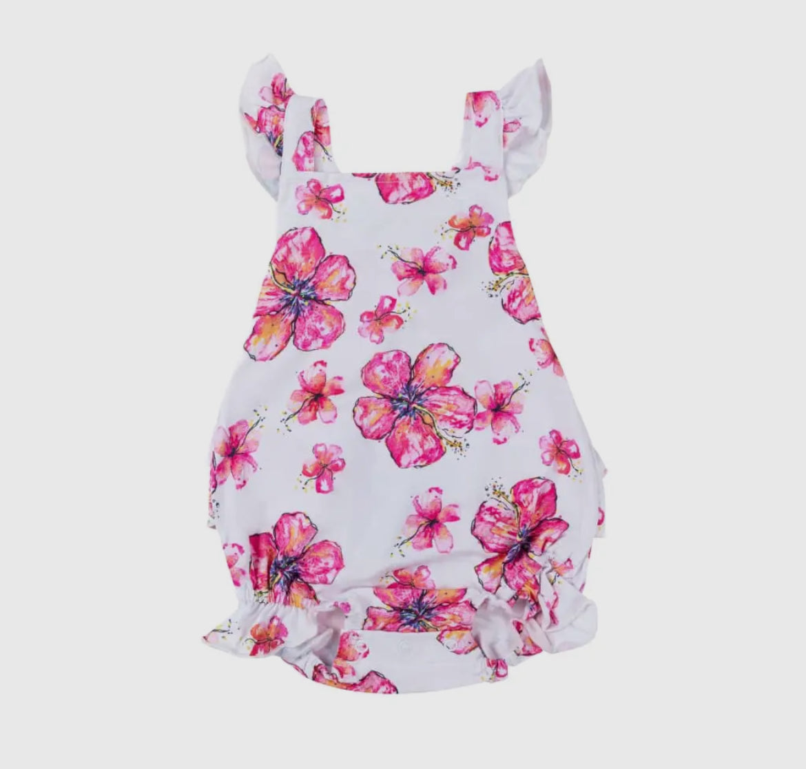 Coco moon - Hibiscus ruffle romper