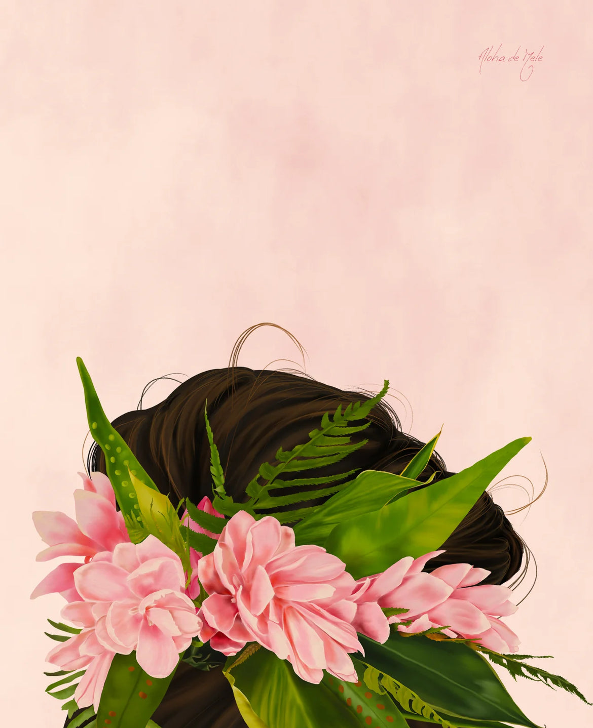 Aloha de Male 11"× 14" Art