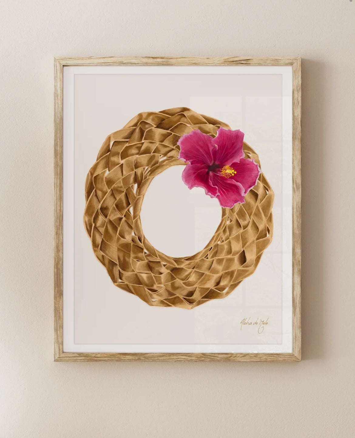 Aloha de Male 11"× 14" Art