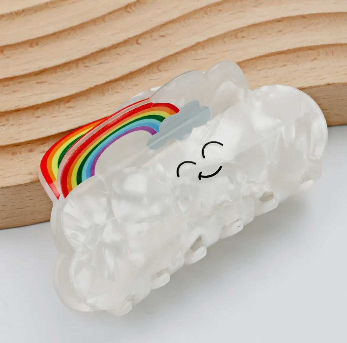 Hair clip - cloud