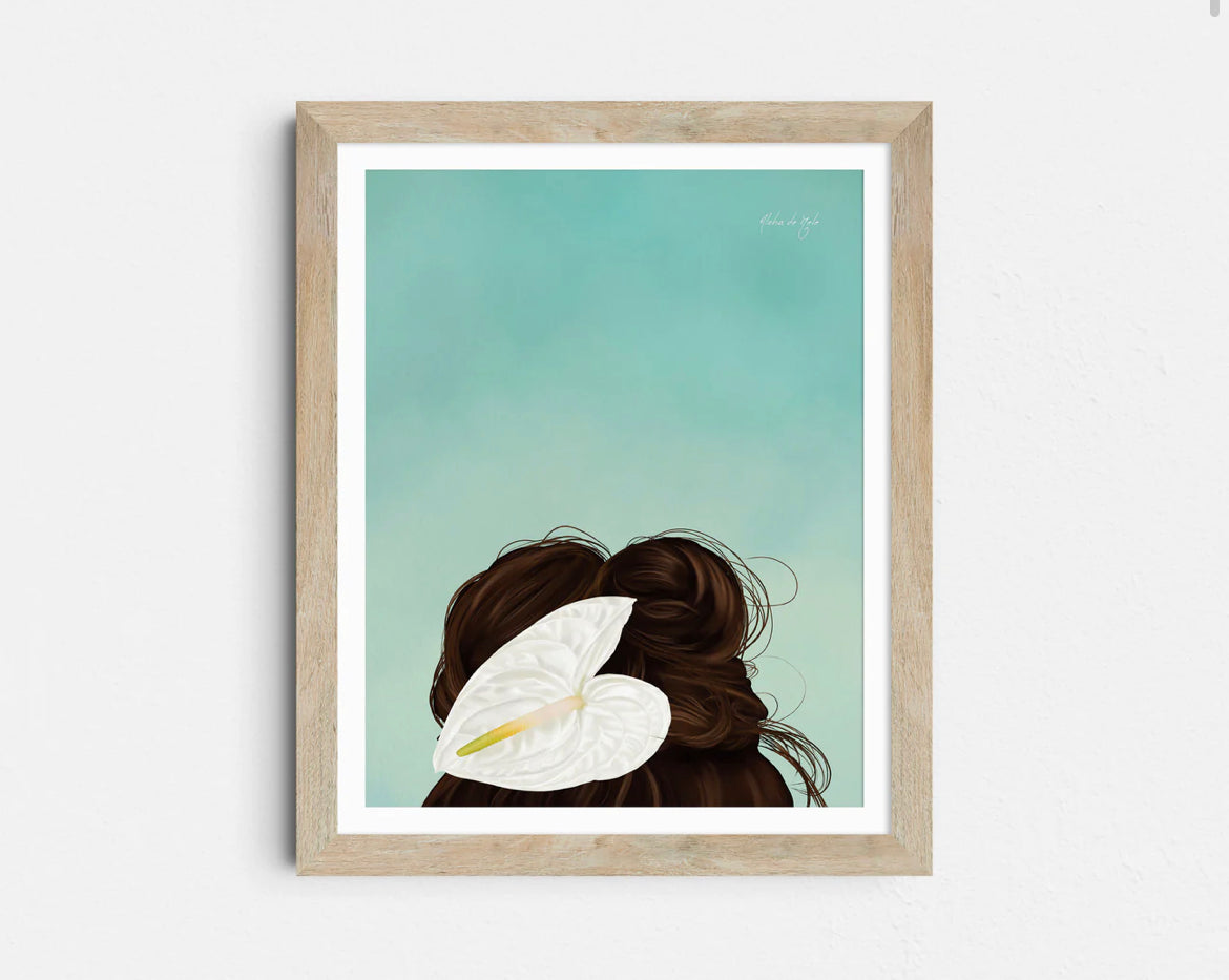 Aloha de Male 11"× 14" Art