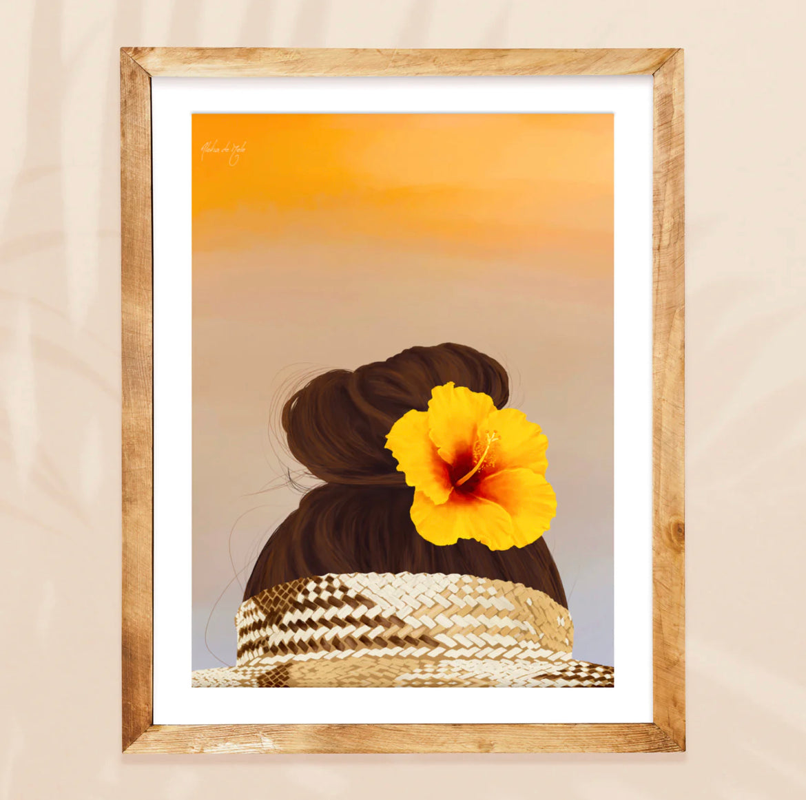 Aloha de Male 11"× 14" Art