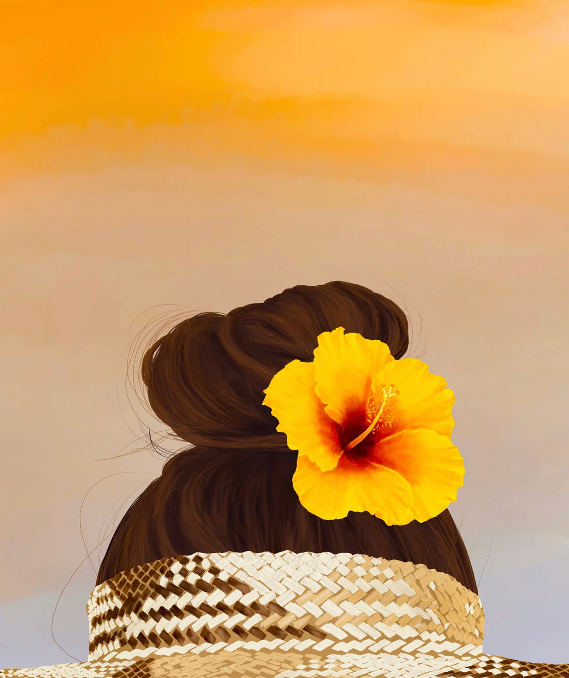 Aloha de Male 11"× 14" Art