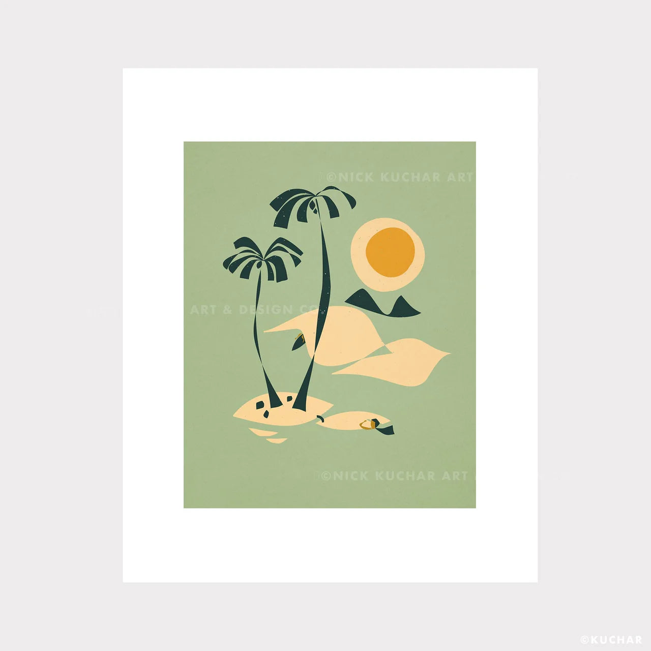 Nick Kuchar - 11×14 matted Print