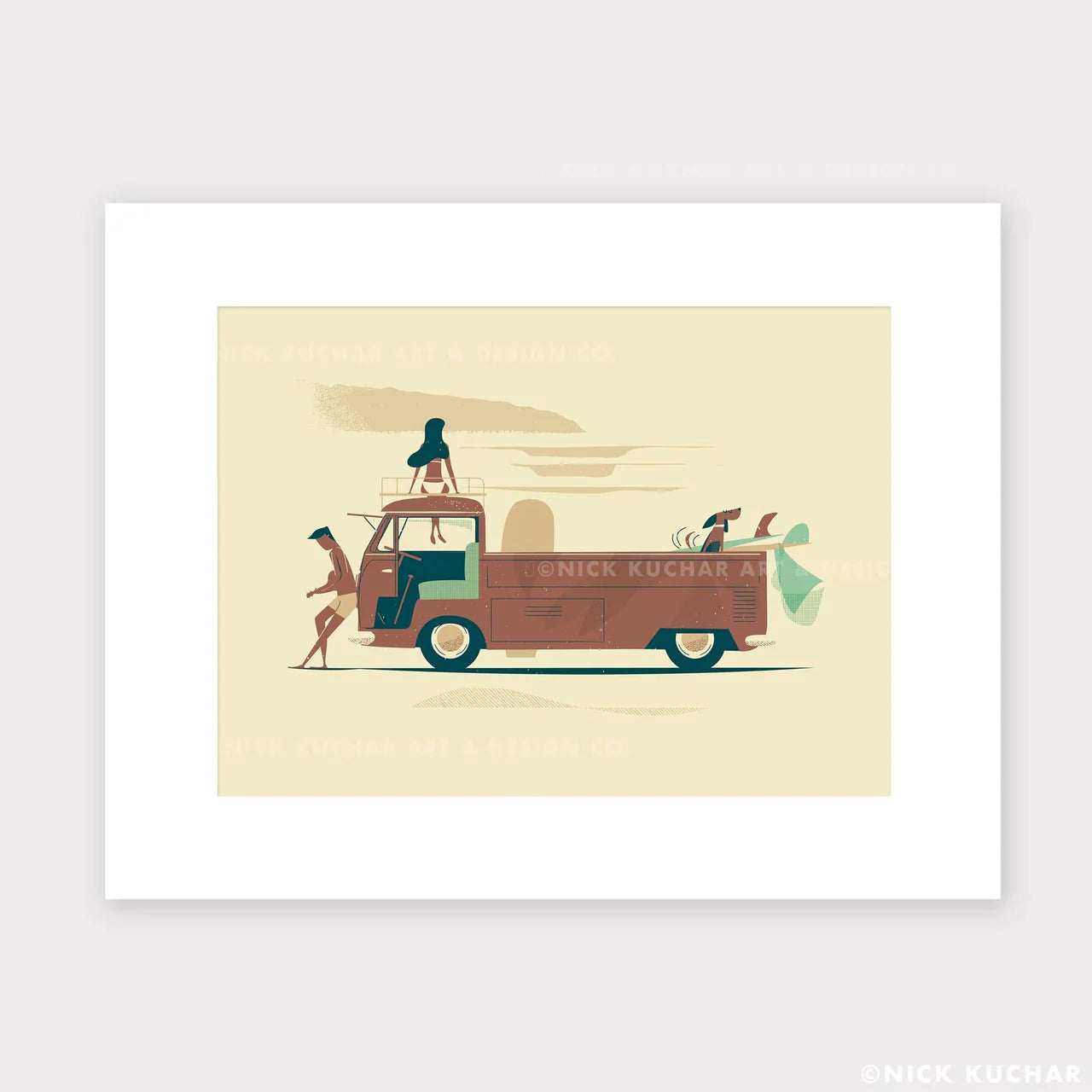 Nick Kuchar - 11×14 matted Print
