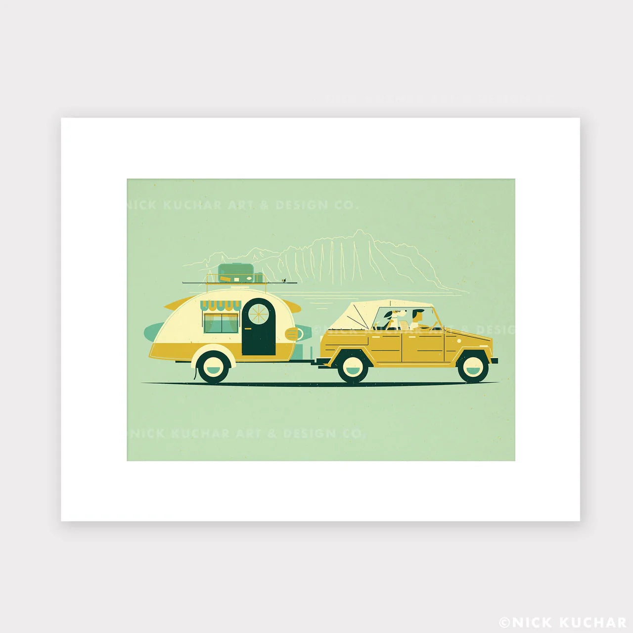 Nick Kuchar - 11×14 matted Print
