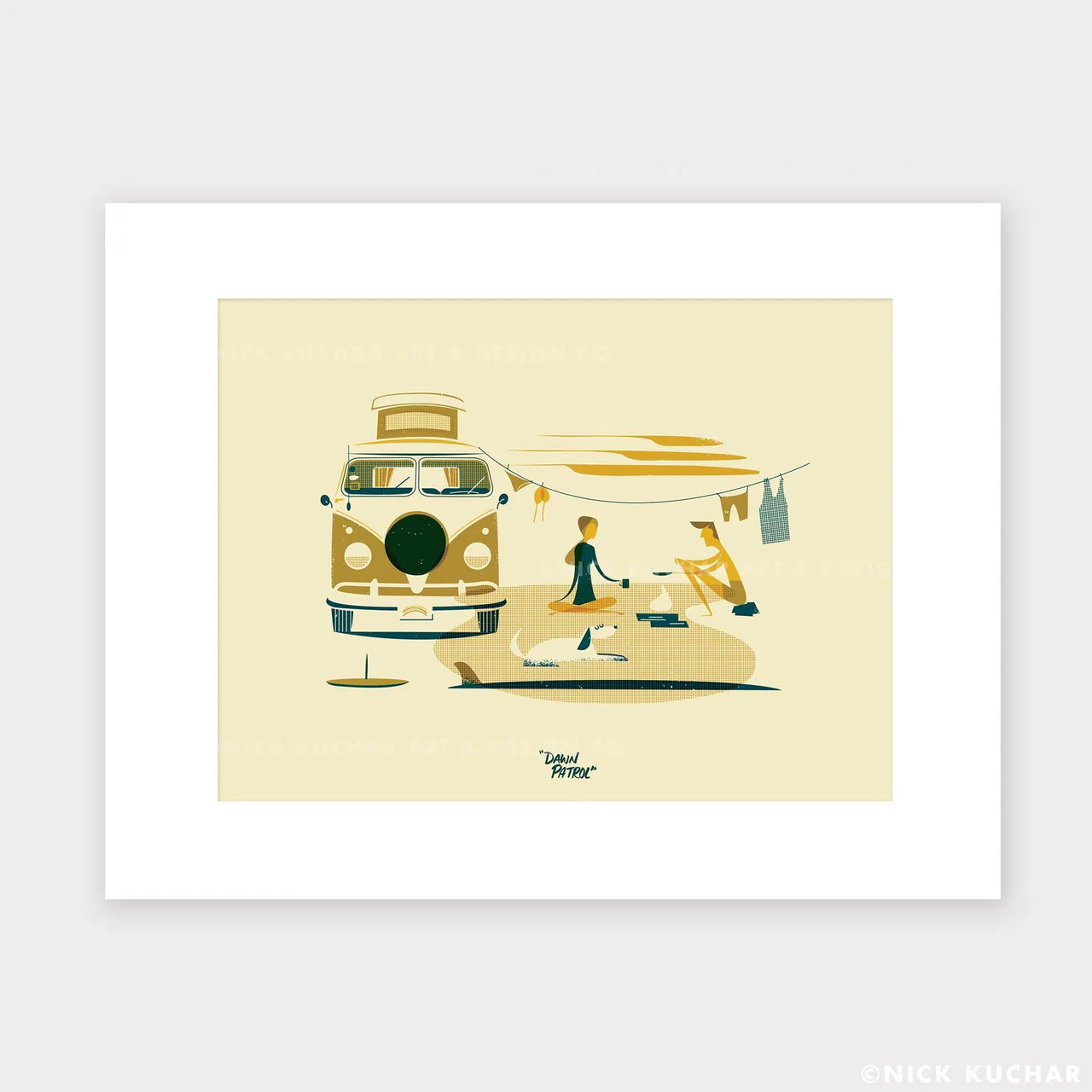 Nick Kuchar - 11×14 matted Print