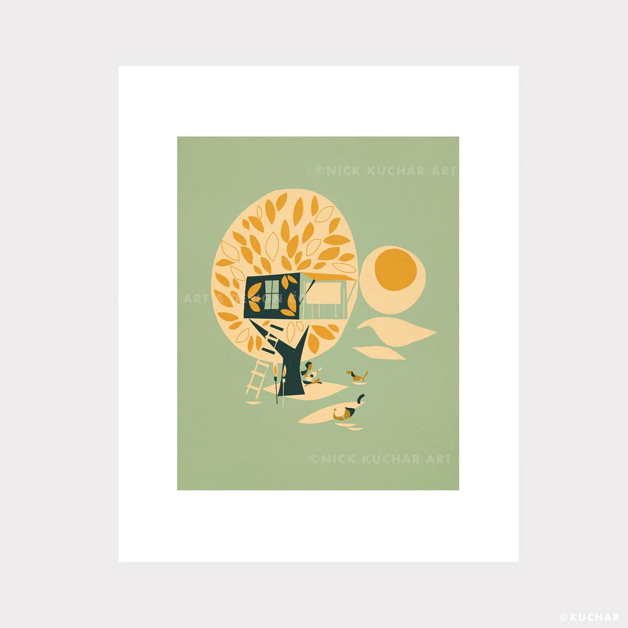 Nick Kuchar - 11×14 matted Print