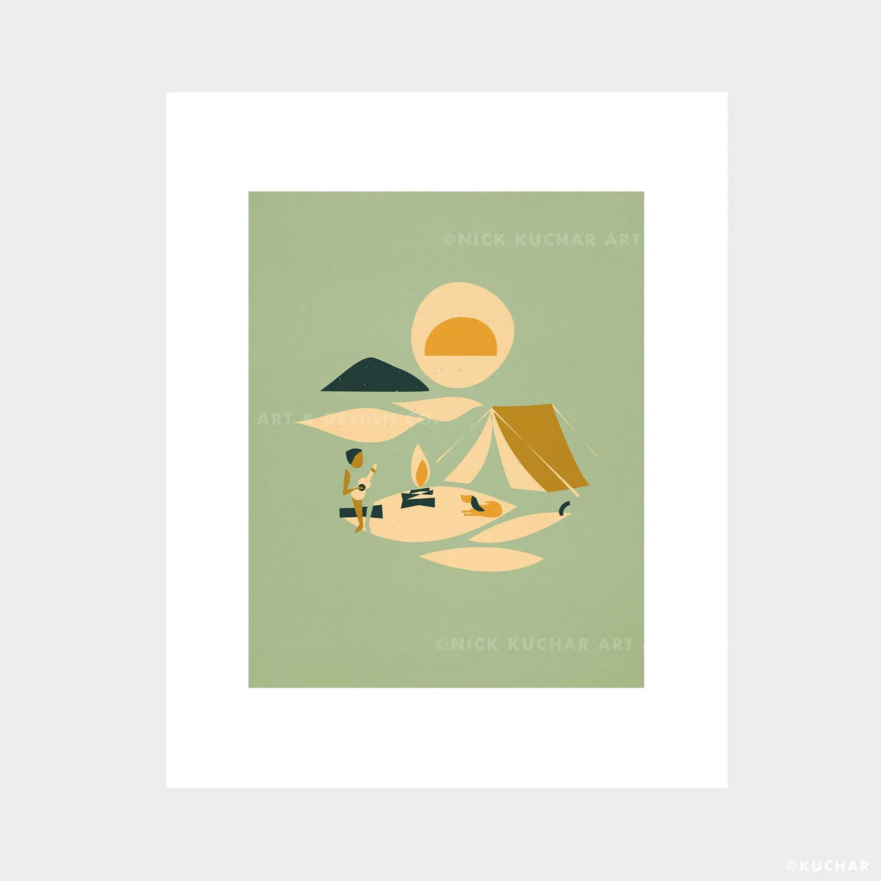 Nick Kuchar - 11×14 matted Print