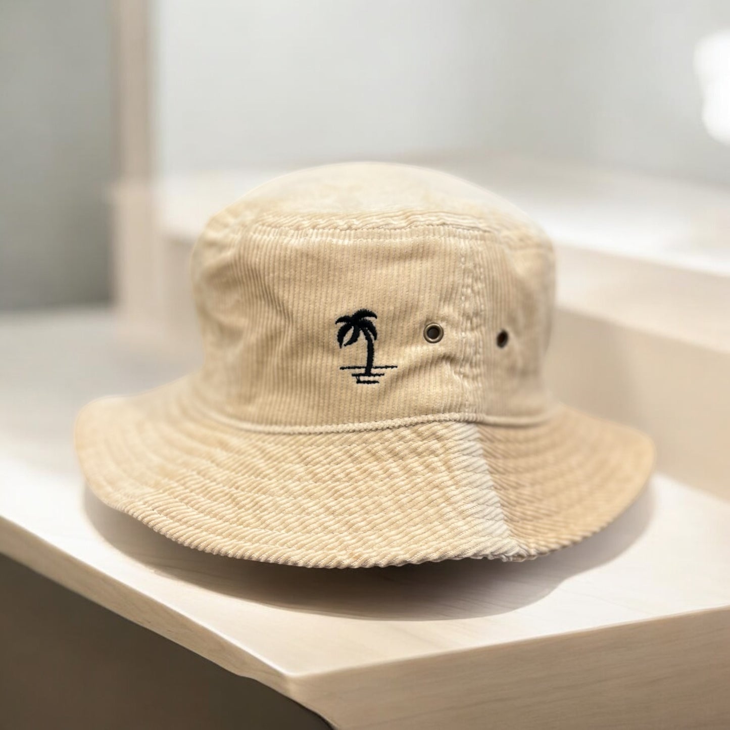 Palm tree - Cord bucket hat
