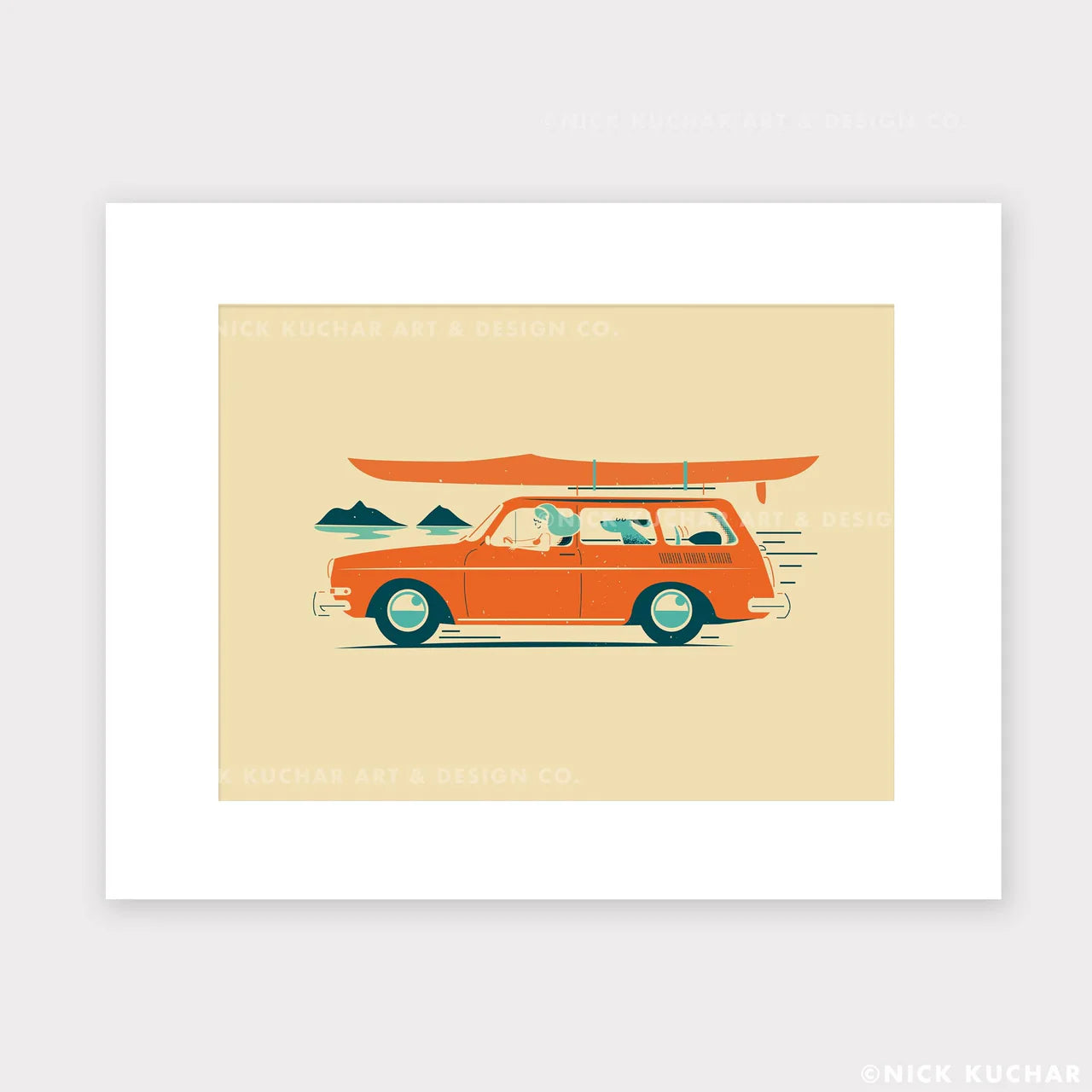 Nick Kuchar - 11×14 matted Print