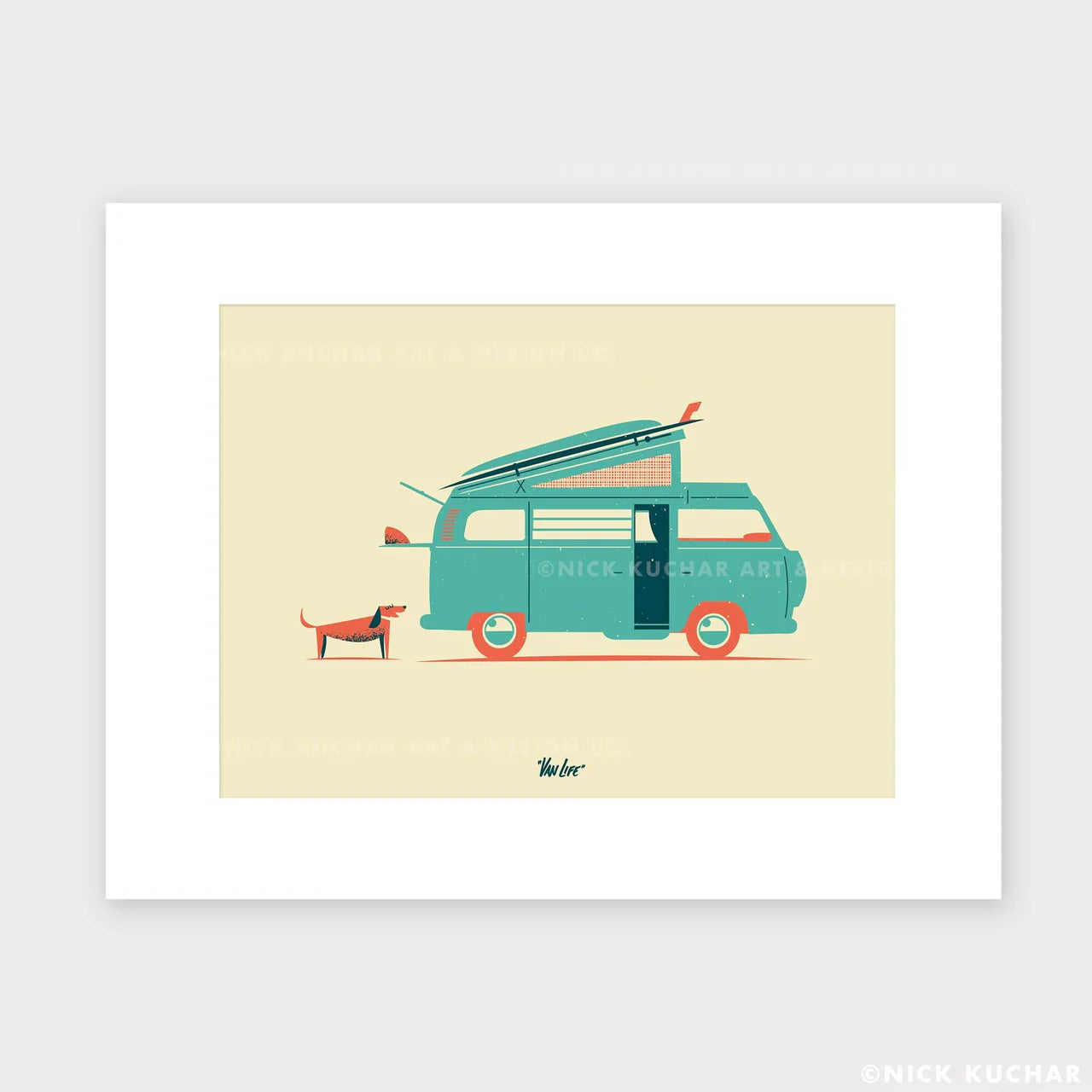 Nick Kuchar - 11×14 matted Print