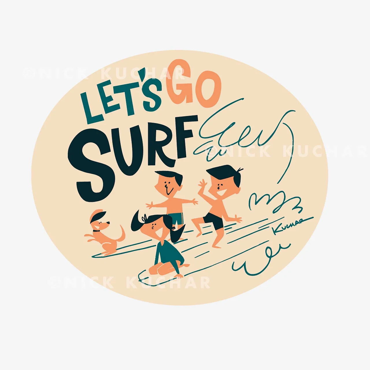 Sticker - Nick Kuchar