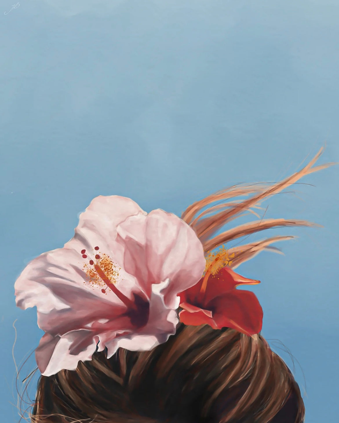 Aloha de Male 11"× 14" Art