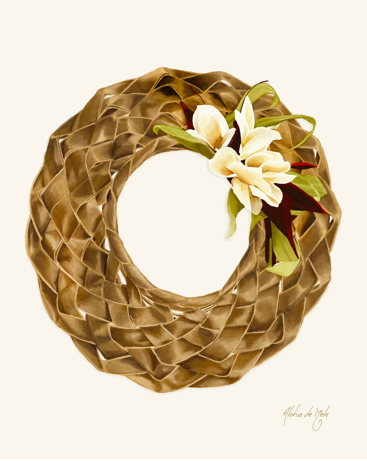 Aloha de Male 11"× 14" Art