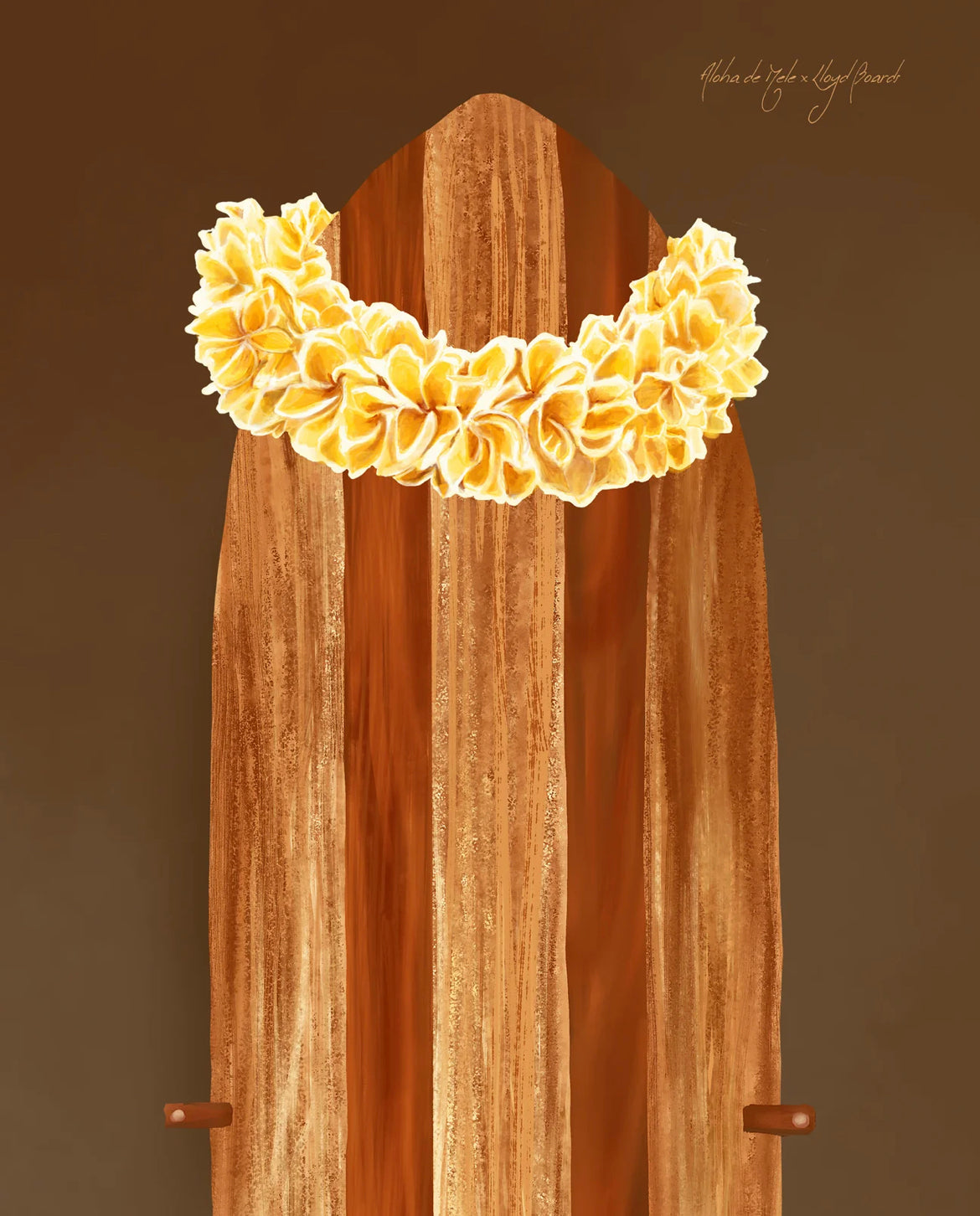 Aloha de Male 11"× 14" Art