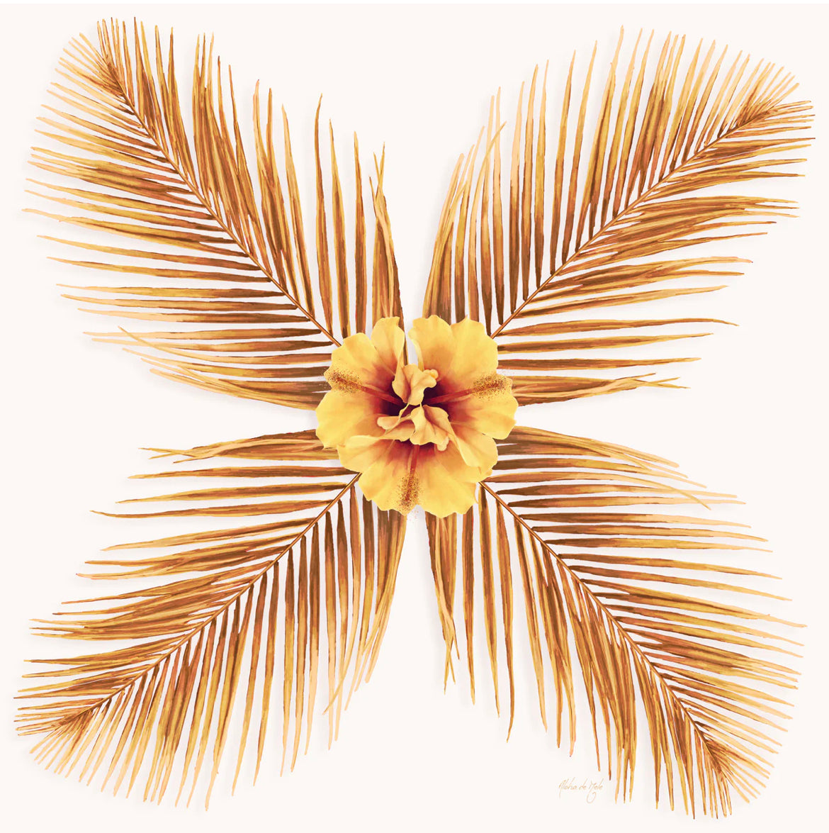 Aloha de Male 12"×12” Art