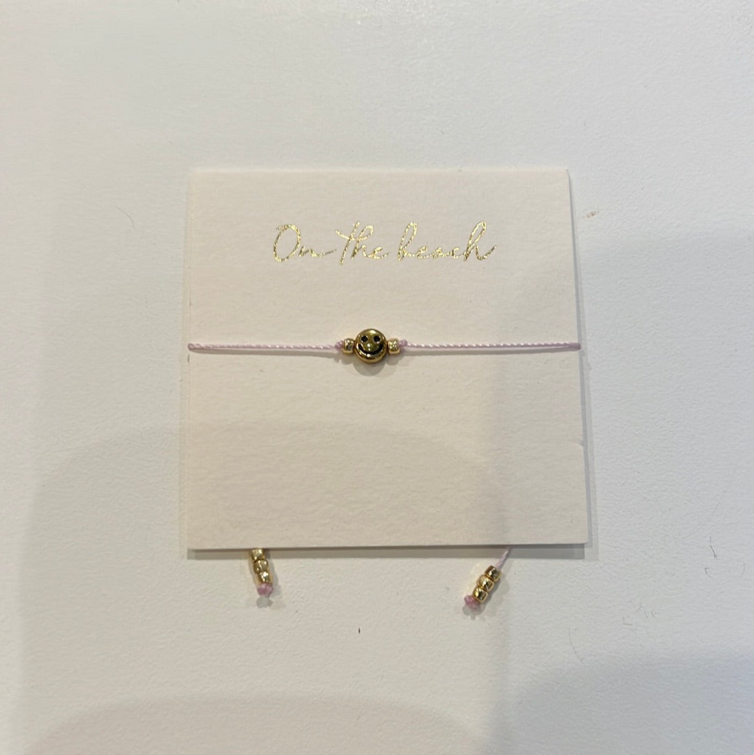 On The Beach - OB228 Smile string bracelet