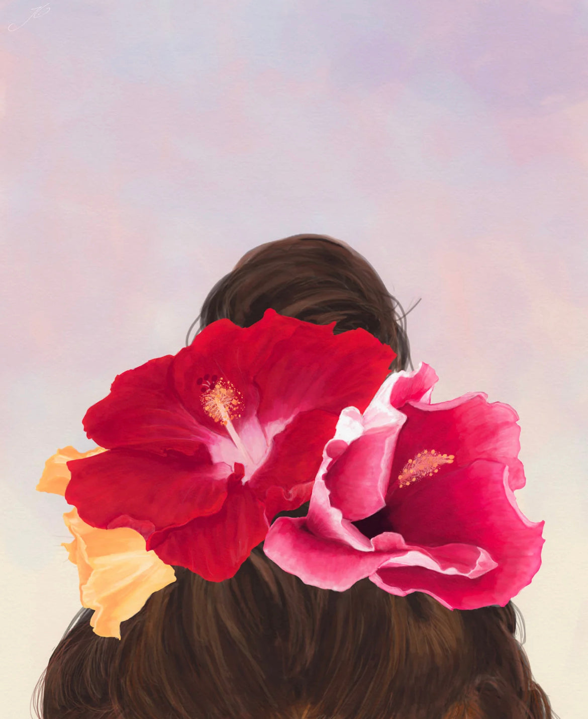 Aloha de Male 11"× 14" Art