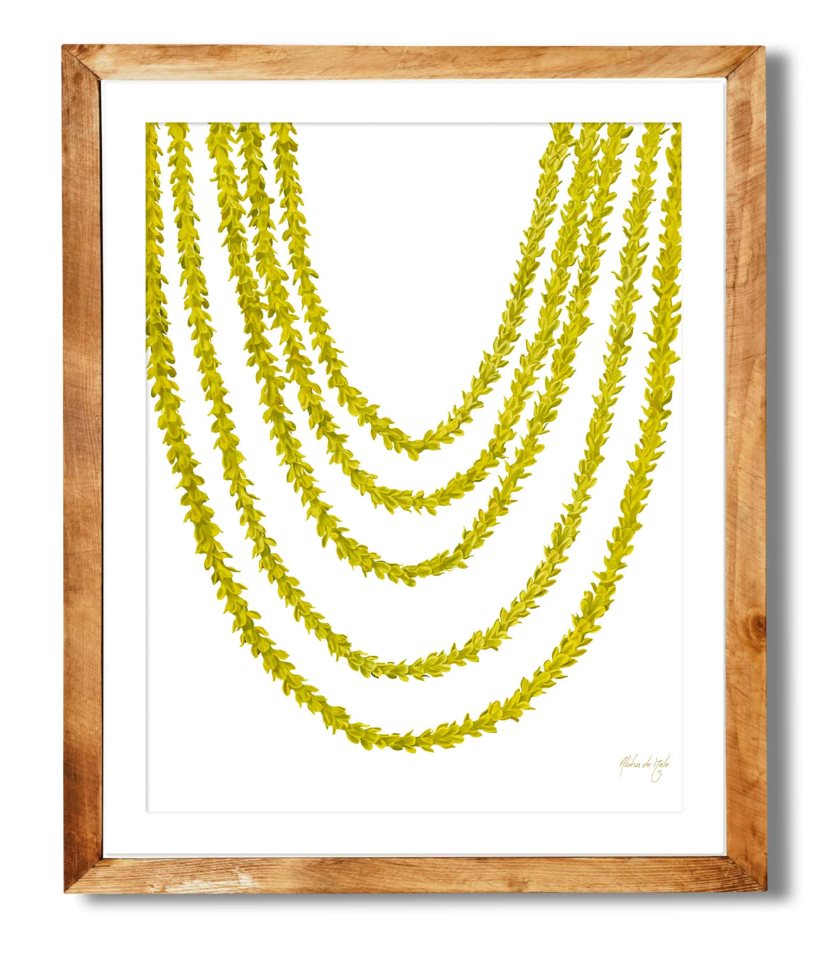 Aloha de Male 11"× 14" Art
