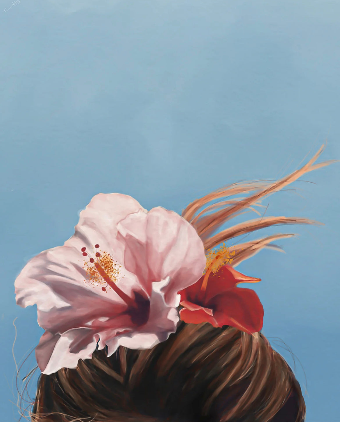 Aloha de Male 11"× 14" Art