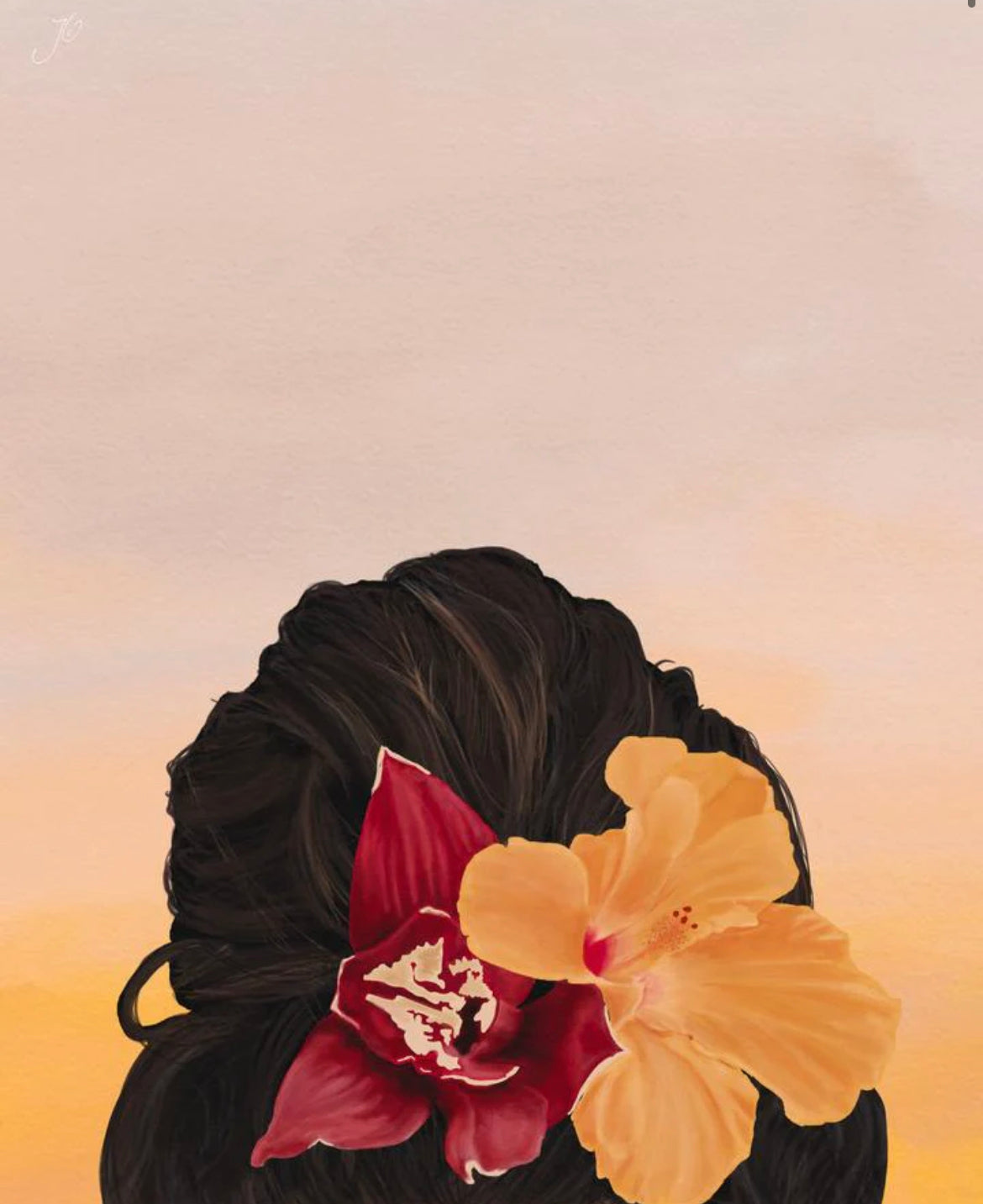 Aloha de Male 11"× 14" Art