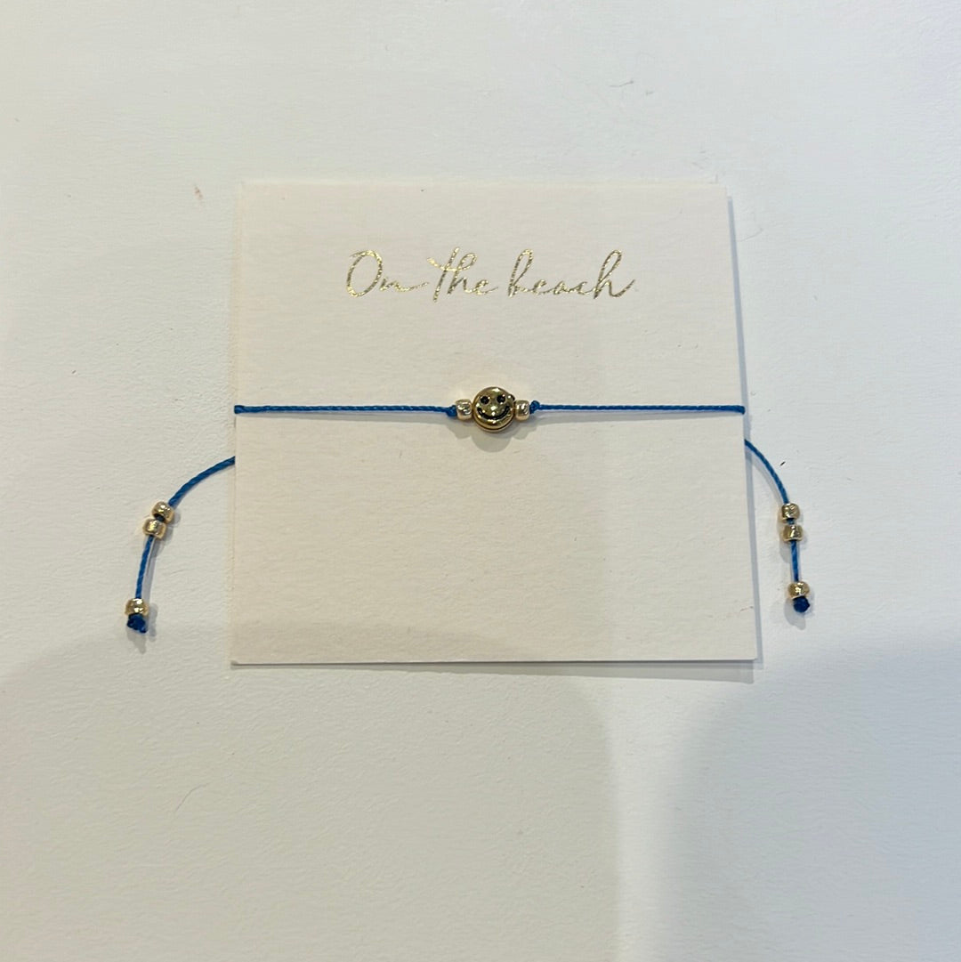 On The Beach - OB228 Smile string bracelet