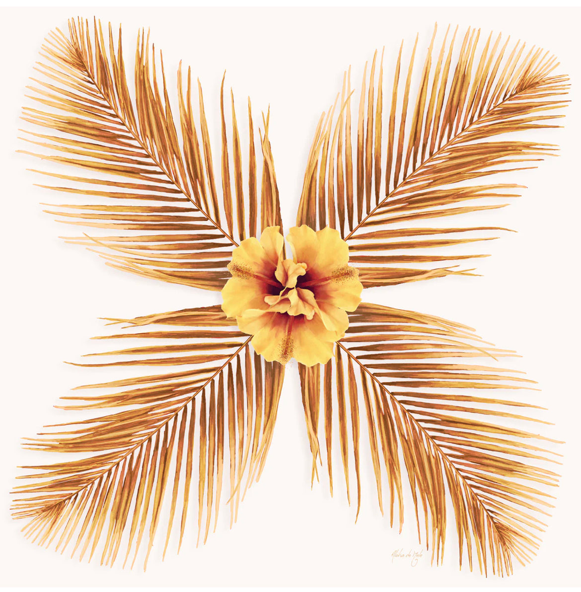 Aloha de Male 11"× 14" Art