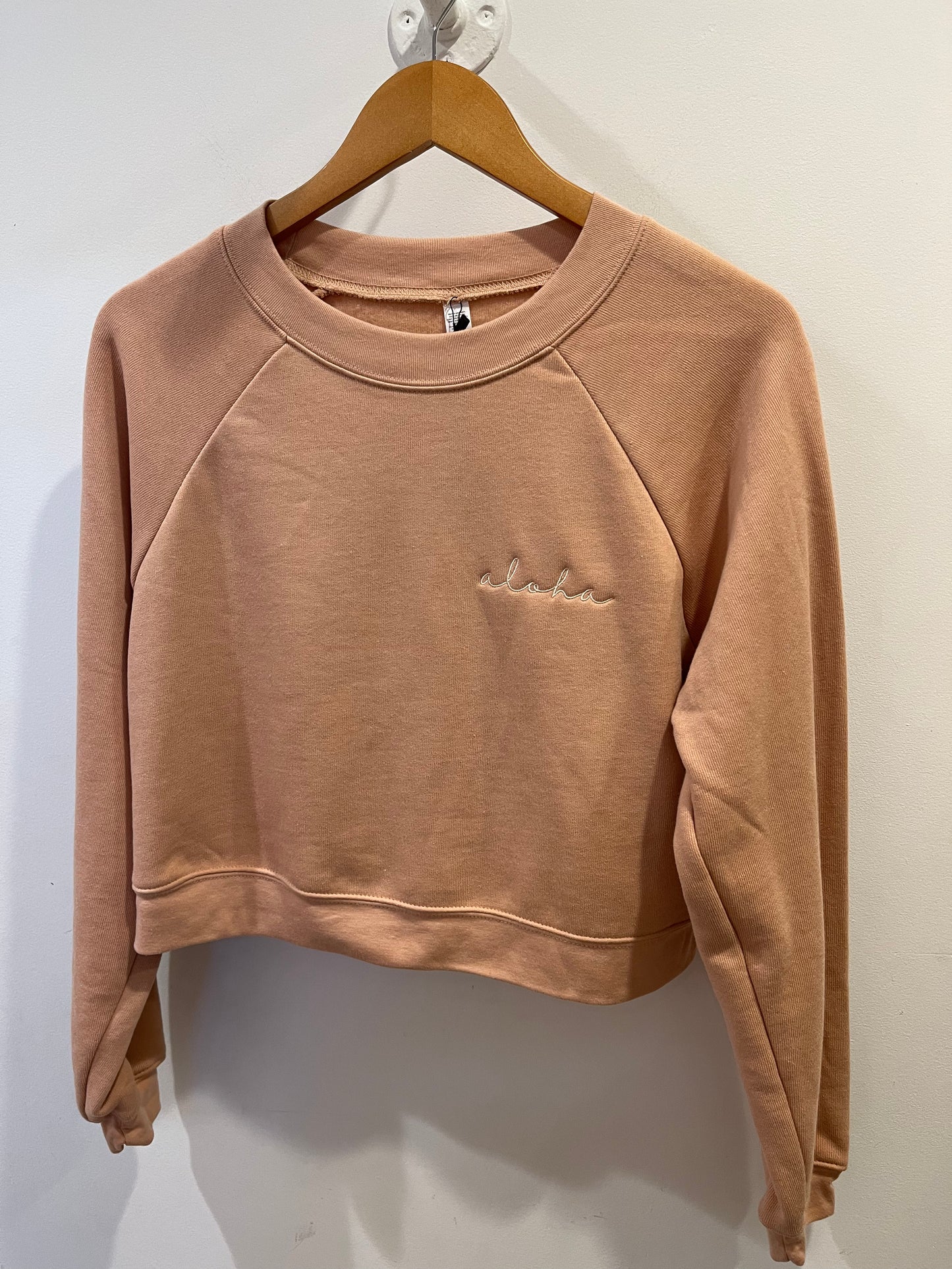 HI SURF aloha crop sweater