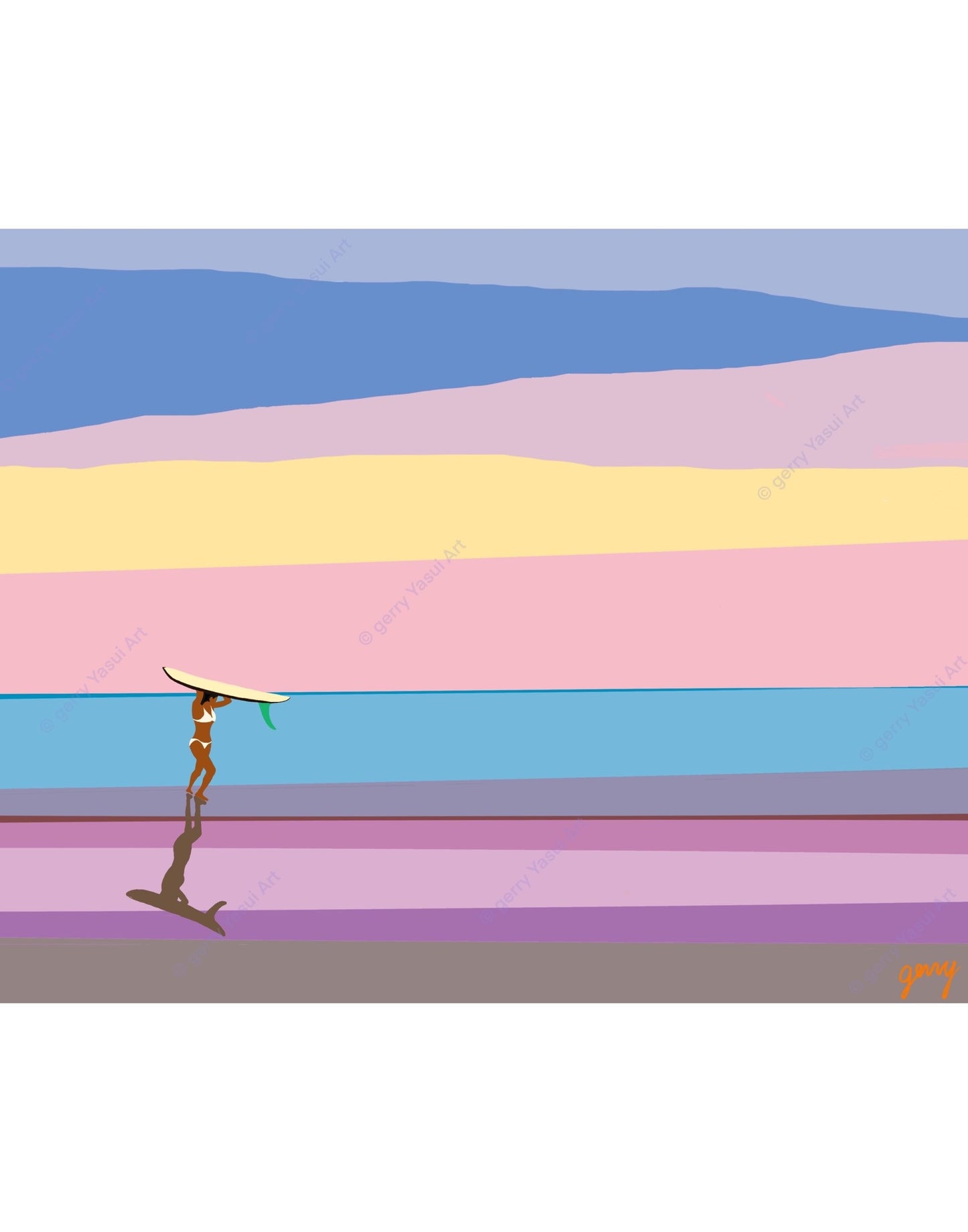 gerry Yasui - 11"x14" Art Double layer mat