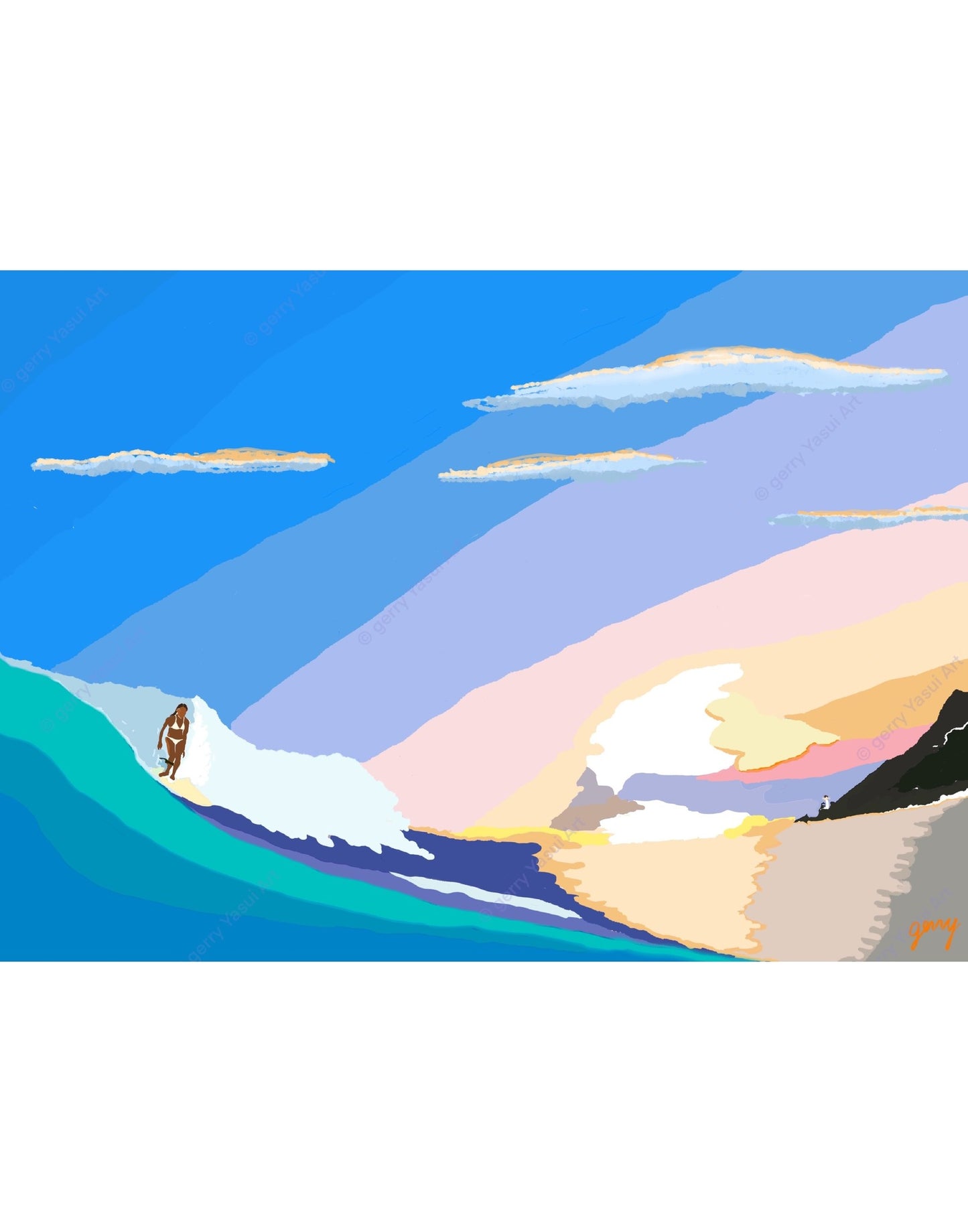 gerry Yasui - 11"x14" Art Double layer mat