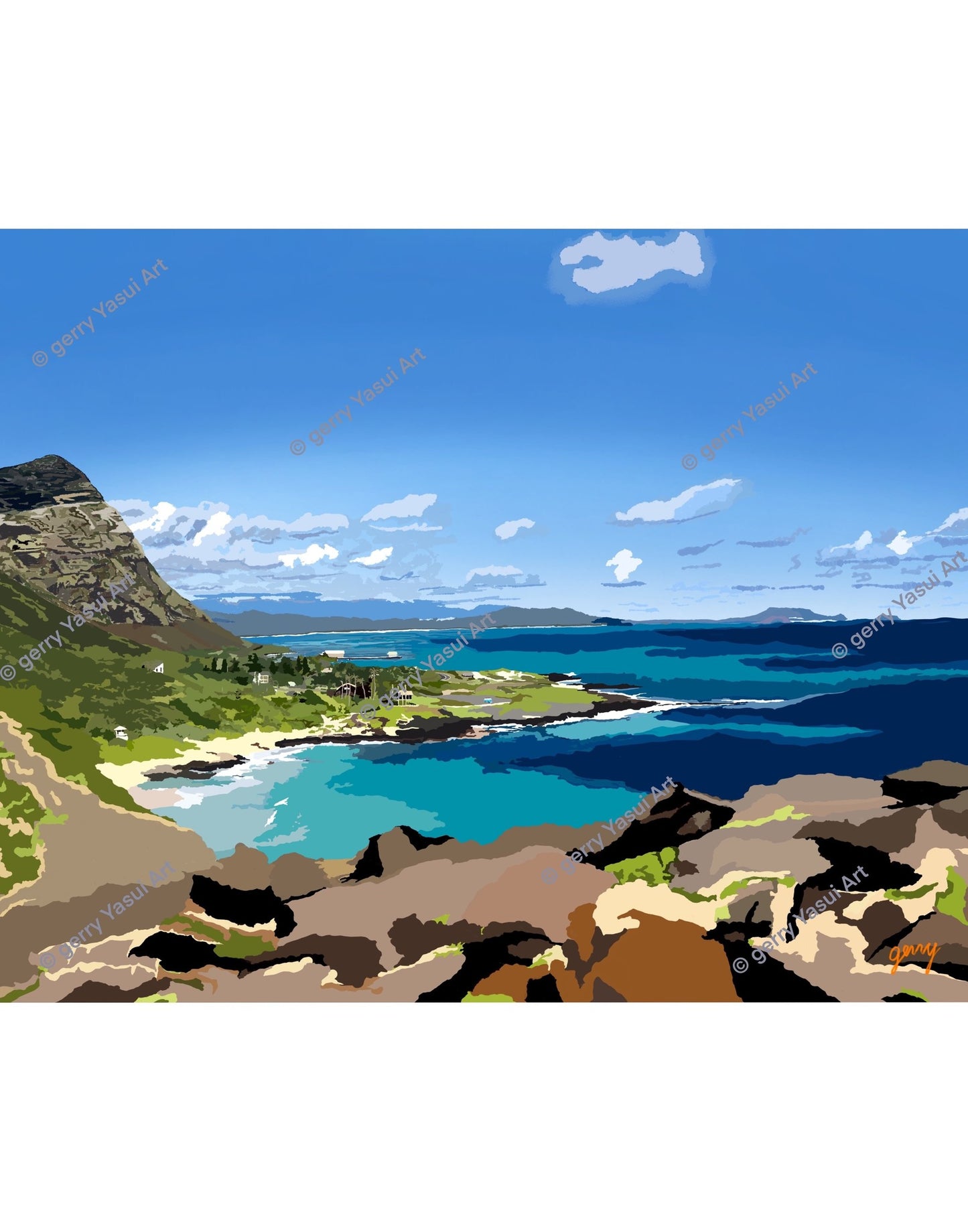 gerry Yasui - 11"x14" Art Double layer mat