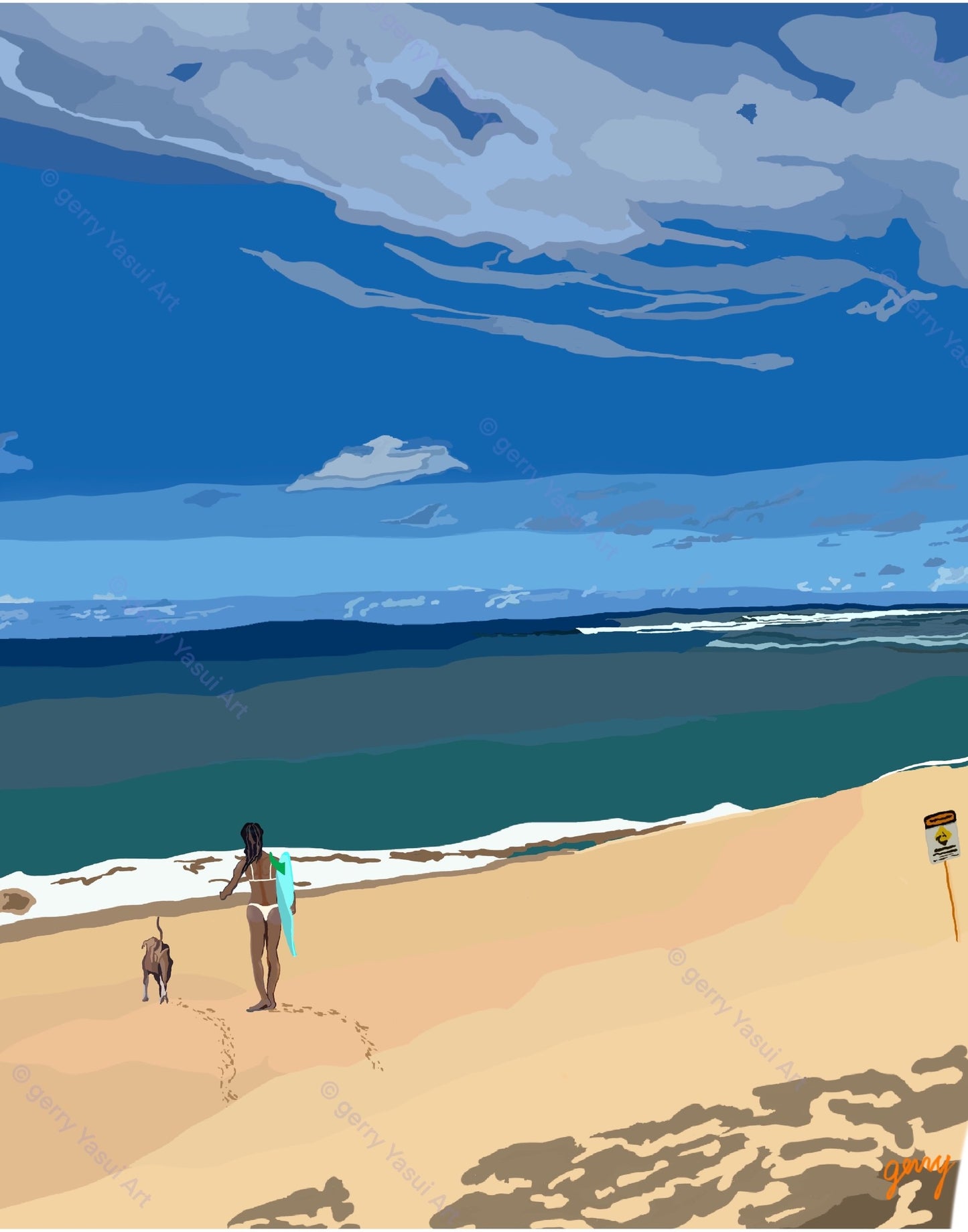 gerry Yasui - 11"x14" Art Double layer mat