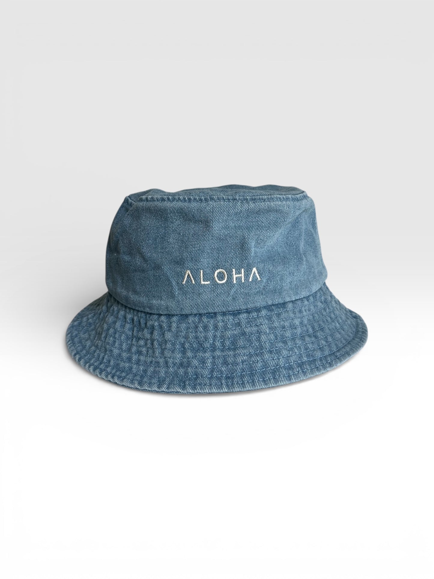ALOHA Denim Bucket Hat