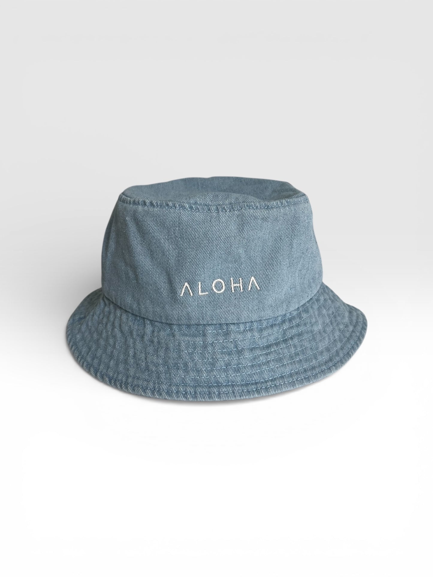 ALOHA Denim Bucket Hat