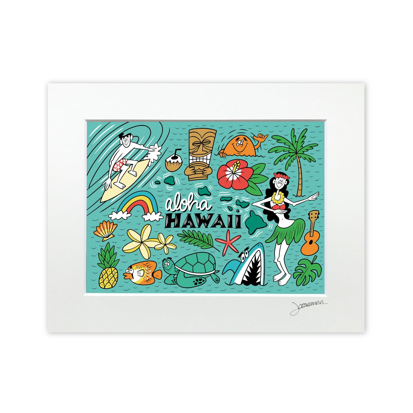 Looseman Art Print  11x14