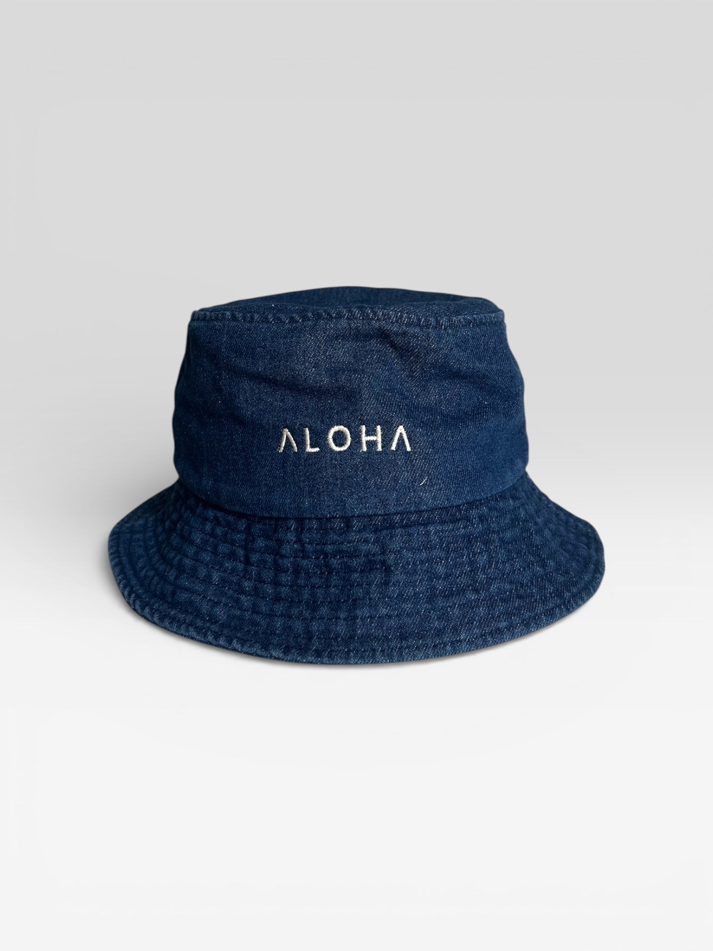 ALOHA Denim Bucket Hat