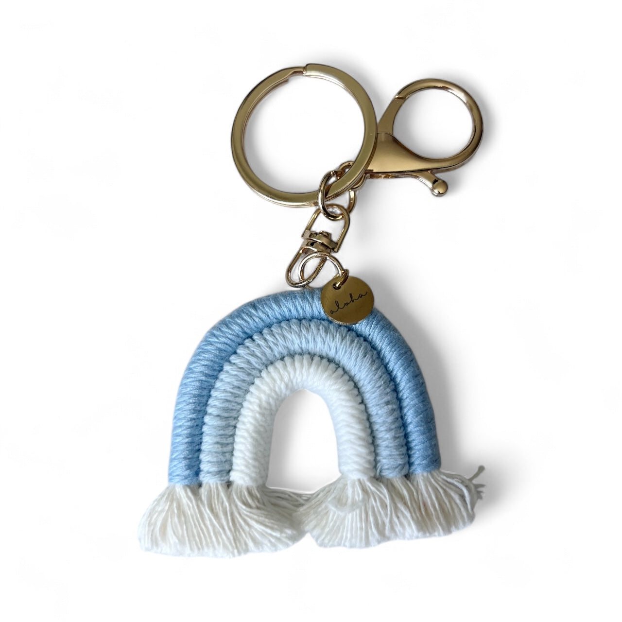 Rainbow Keychain with aloha