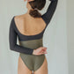 Swimwear long sleeve - one piece