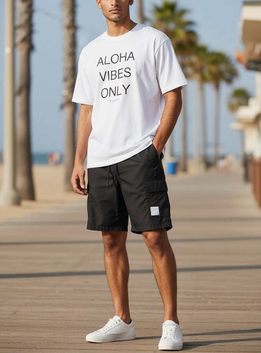 ALOHA VIBES ONLY Unisex Tee