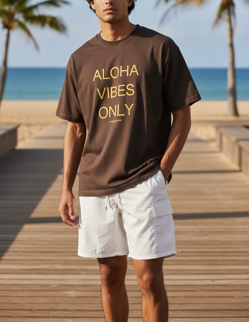 ALOHA VIBES ONLY Unisex Tee