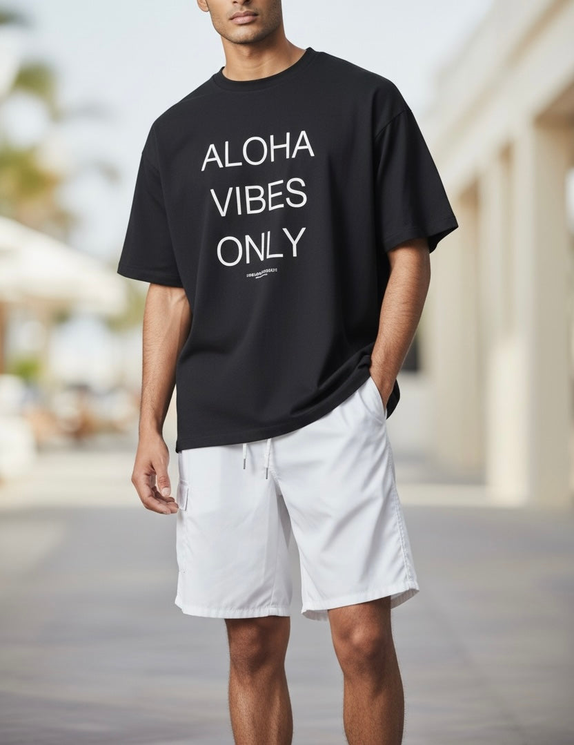 ALOHA VIBES ONLY Unisex Tee