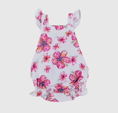 Coco moon - Hibiscus ruffle romper