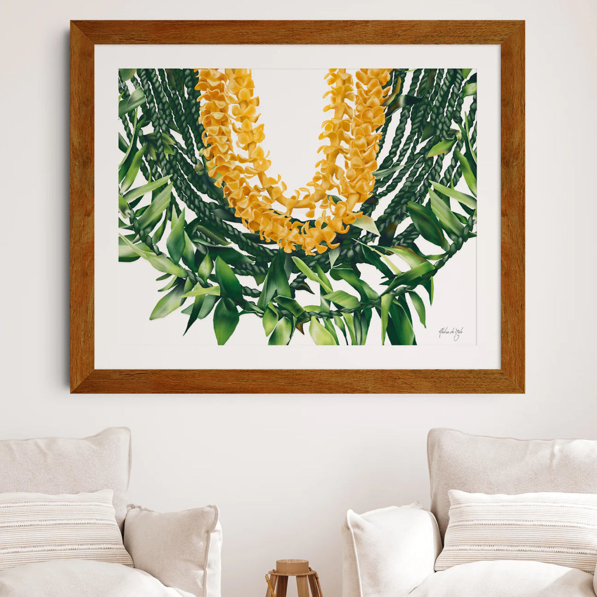 Aloha de Male　11"× 14" Art