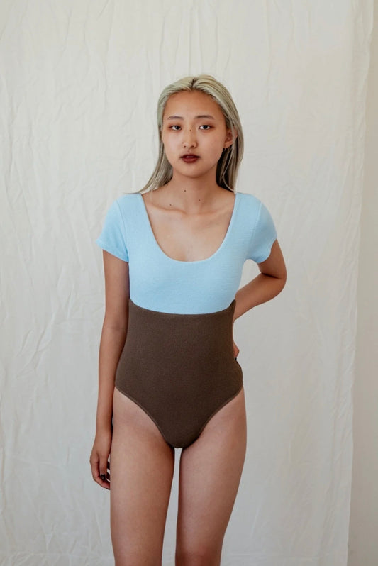 Swimwear - half sleeve one piece